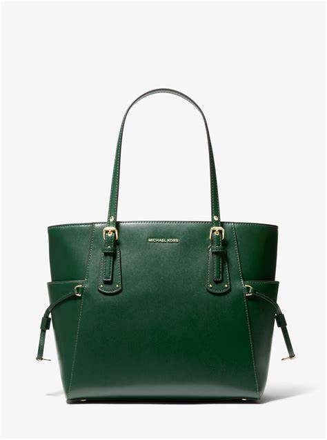 Voyager Small Leather Tote Bag 